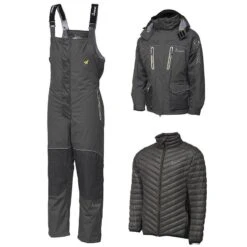 ENSEMBLE SALOPETTE ET VESTE HOMME IMAX ATLANTIC CHALLENGE -40 THERMO SUIT - GRIS