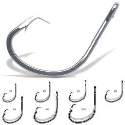 HAMECON MER VMC CIRCLE SPORT 3X RENFORCE 8382 - BLACK NICKEL