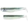 KIT LEURRE SOUPLE ARME FIIISH COMBO BLACK MINNOW 120 + TETE PLOMBEE SHORE