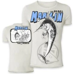 TEE SHIRT MANCHES COURTES HOMME HOT SPOT DESIGN MARLIN